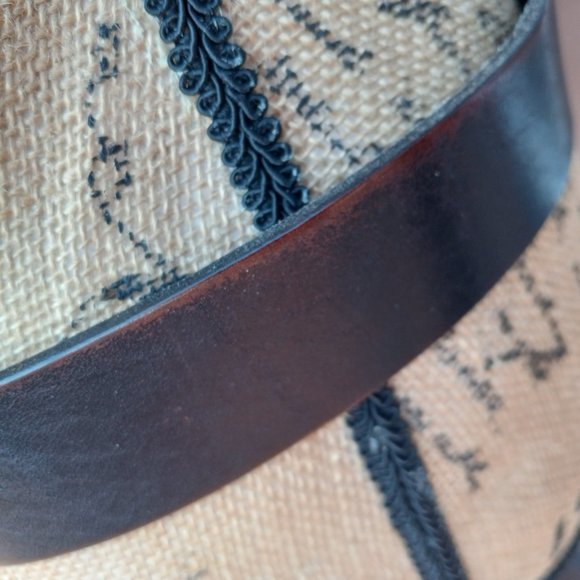 Lauren Ralph Lauren Black Leather Belt Silvertone Buckle - Picture 6 of 16